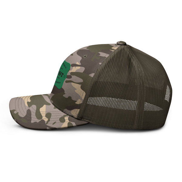 Renegade Public Resist Camouflage trucker hat