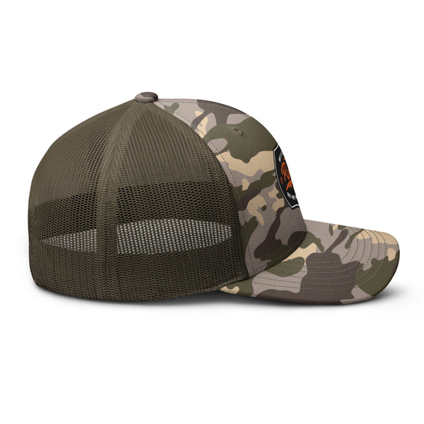 Renegade Public Shield Camouflage trucker hat