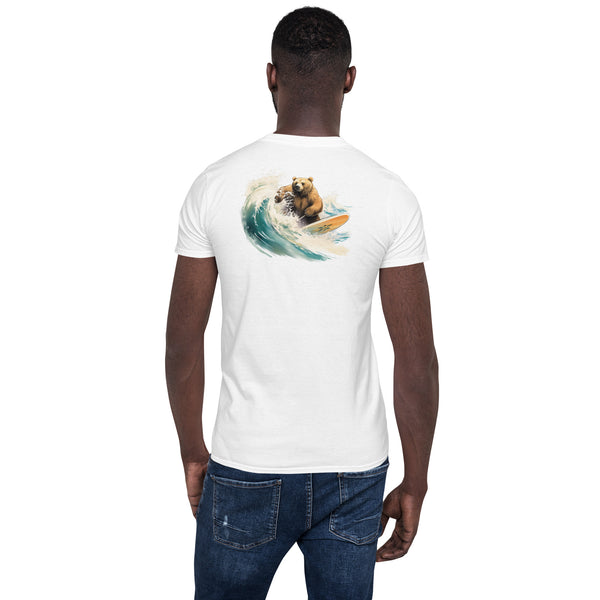 Surfing Bear Short-Sleeve Unisex T-Shirt