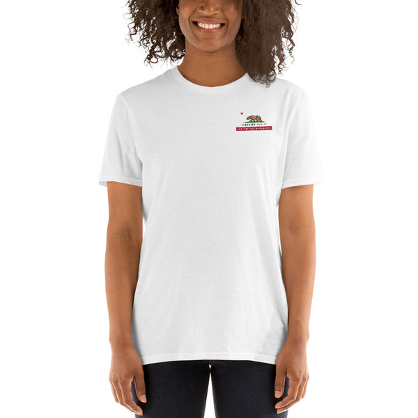 Surfing Yogi Short-Sleeve Unisex T-Shirt
